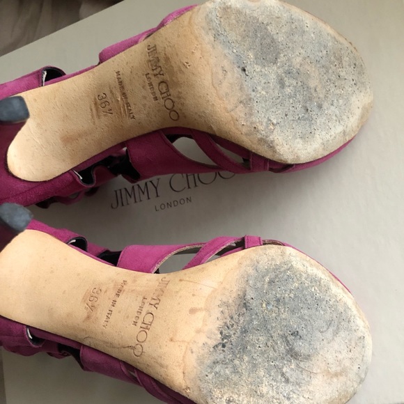 Jimmy Choo Criss Cross Heels - Picture 7 of 13